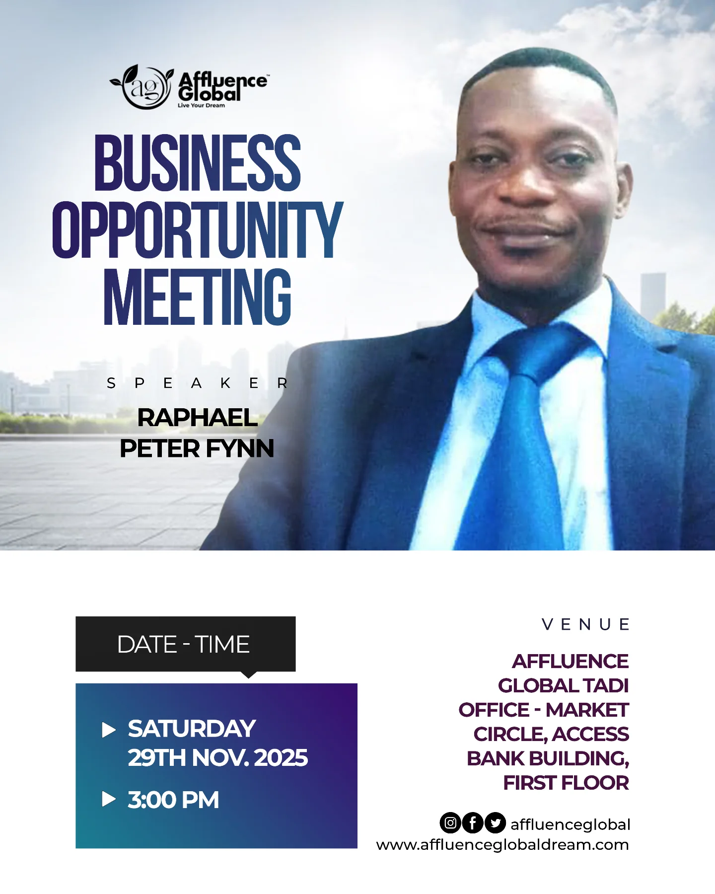 🌟 Join us for an exciting Business... - Affluence Global | Facebook