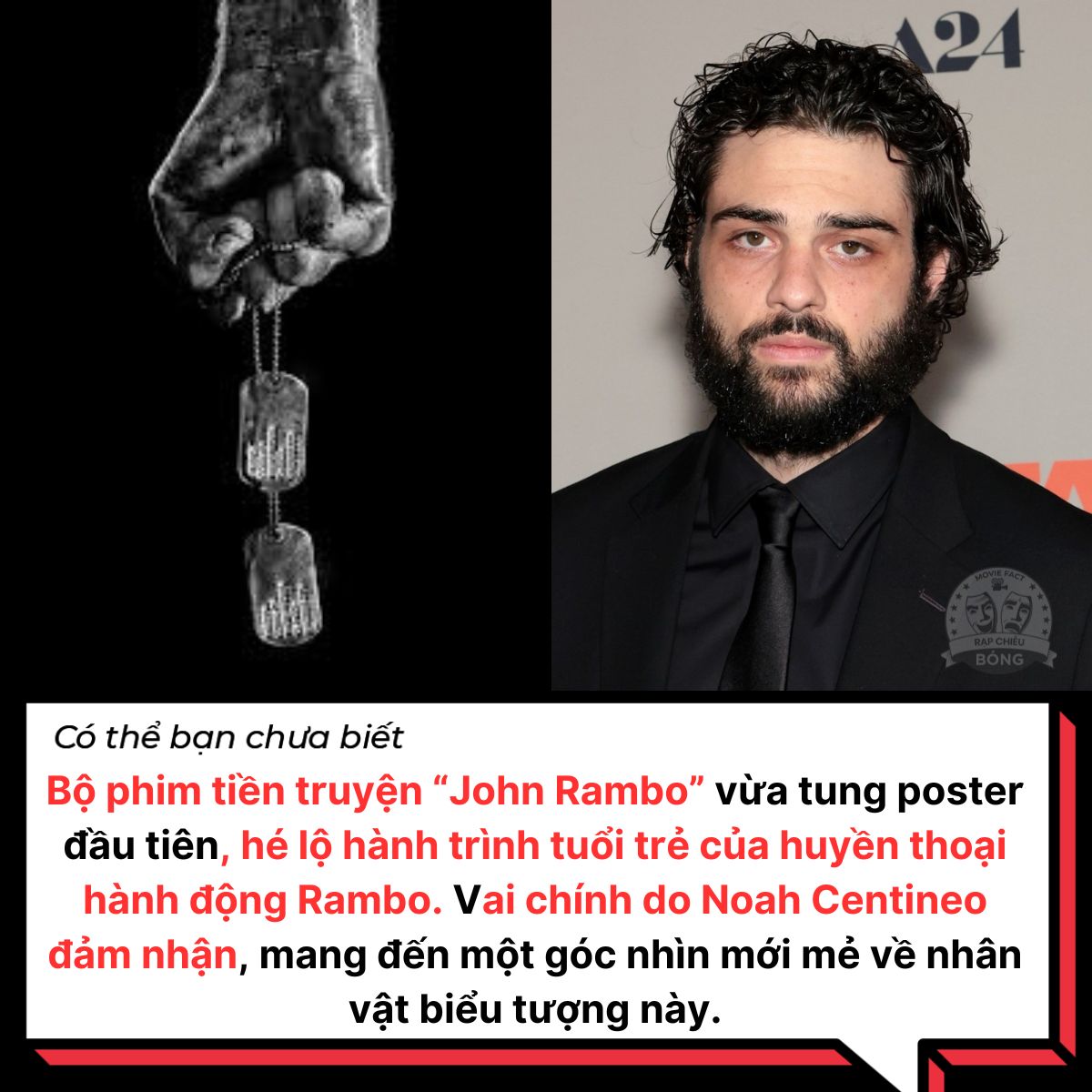 Rạp Chiếu BÓNG - Poster đầu tiên của “JOHN RAMBO” đã chính... | Facebook