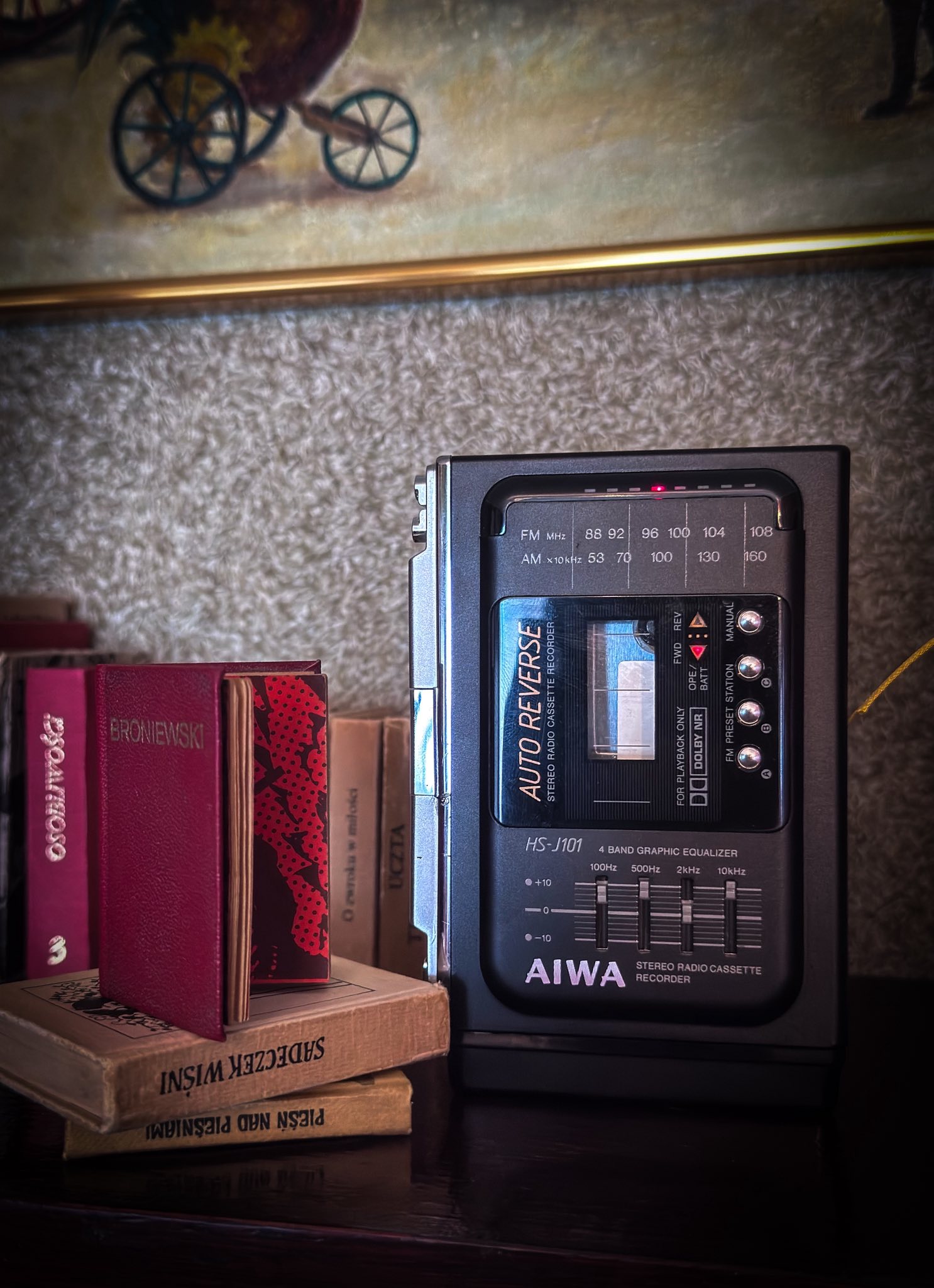 Aiwa HS-J101 stereo recorder features and capabilities