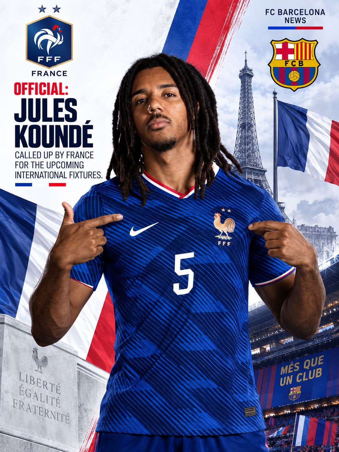 🚨🇫🇷 | 𝐎𝐅𝐅𝐈𝐂𝐈𝐀𝐋: 𝐉𝐔𝐋𝐄𝐒 𝐊𝐎𝐔𝐍𝐃É 𝐂𝐀𝐋𝐋𝐄𝐃