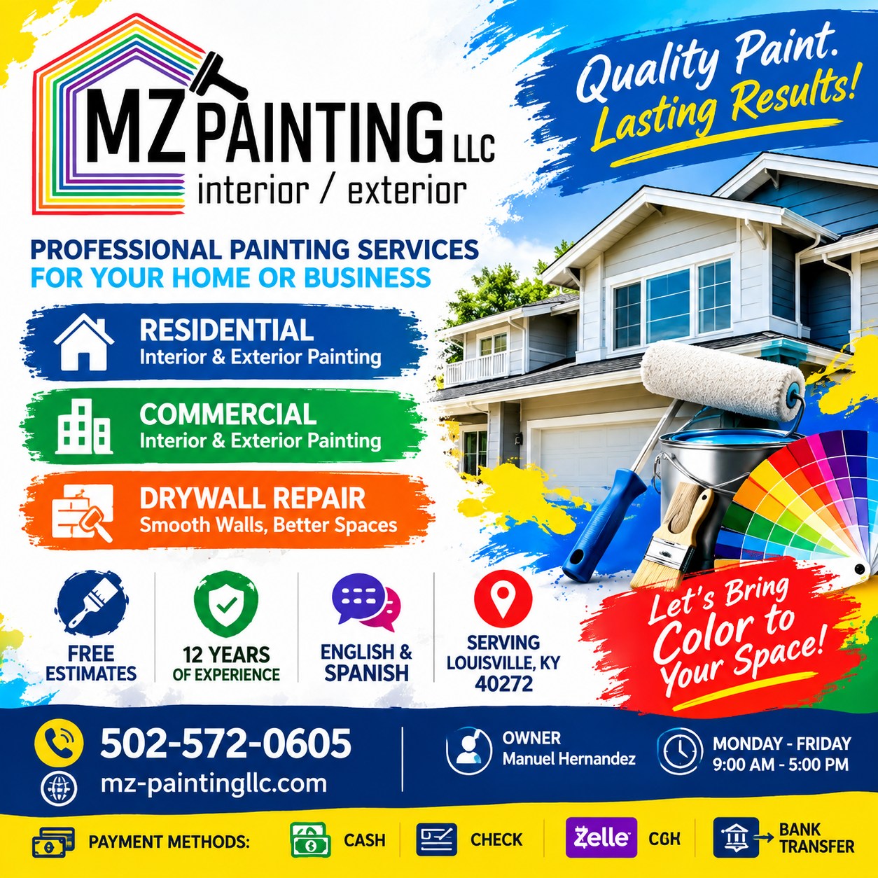 MZ Painting LLC | Louisville KY