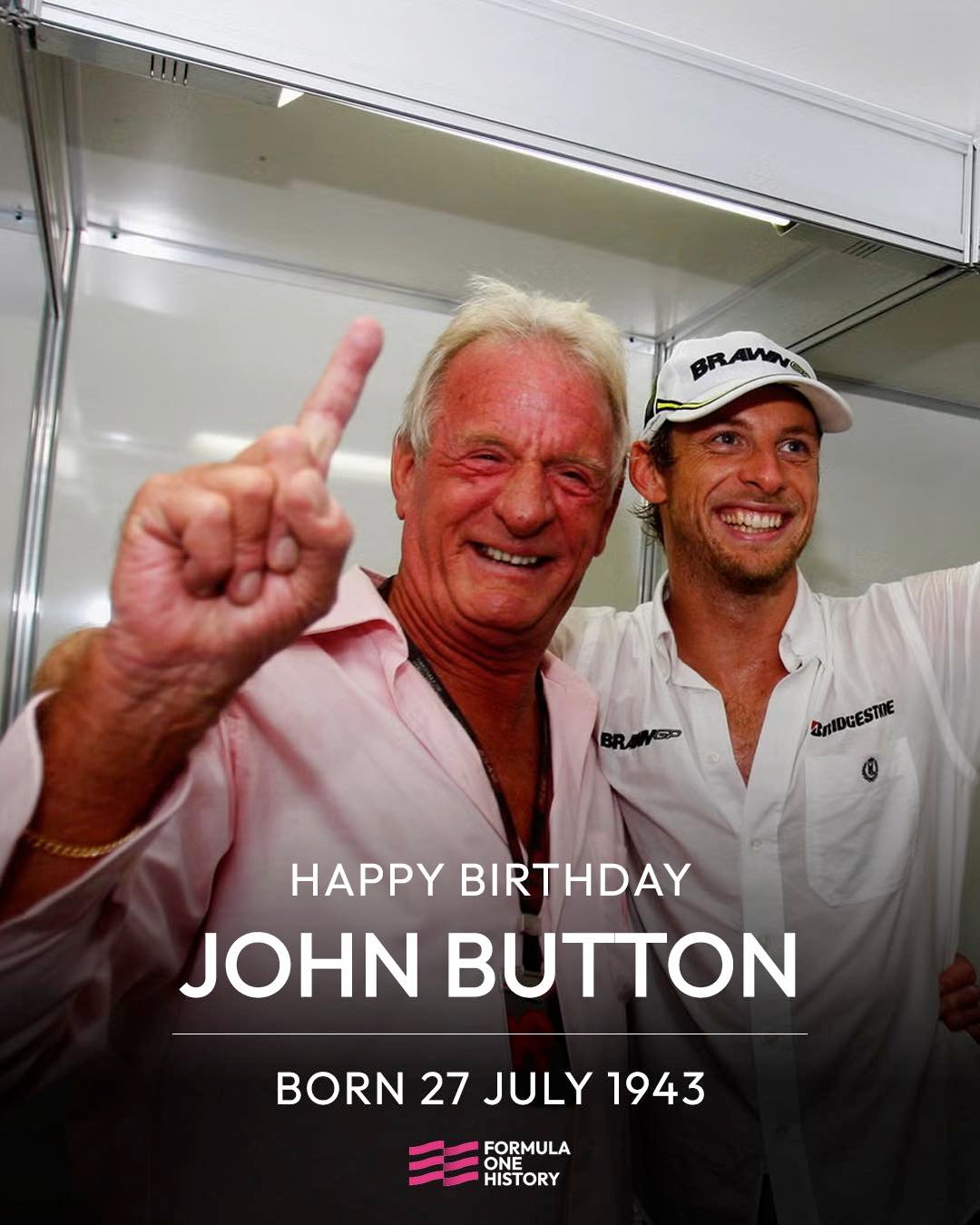 Remembering John Button on his... - Formula One History | Facebook