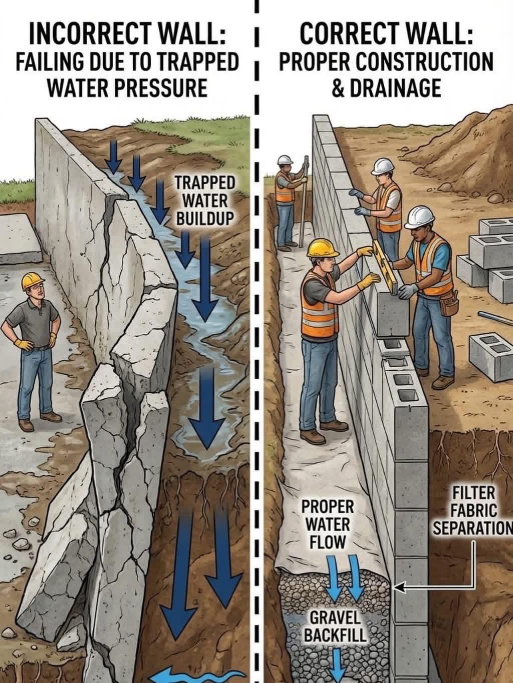 Modern Architecture | How to Build a Retaining Wall the Right Way ...