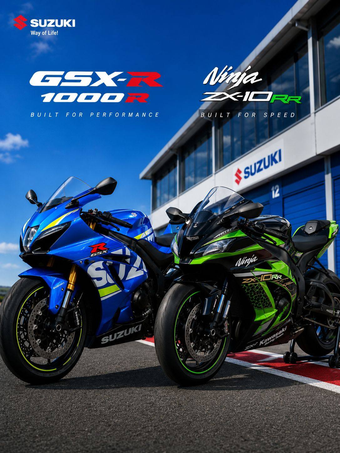 Two legendary superbikes that have defined the liter-class for
