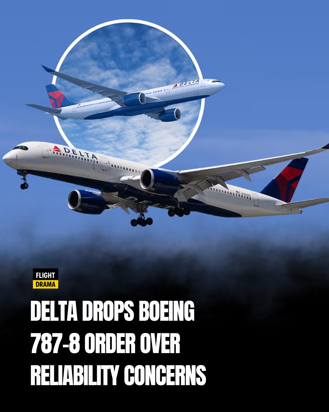 FlightDrama - Delta Air Lines has cancelled its order for Boeing 787-8 ...