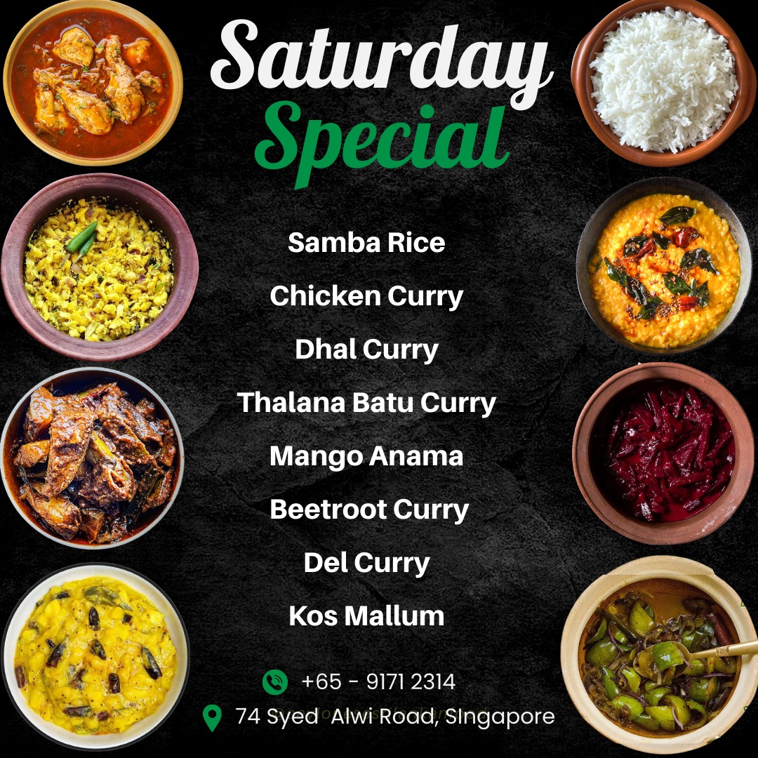 Ceylonese - Saturday Special at Ceylonese Enjoy an authentic Sri Lankan ...
