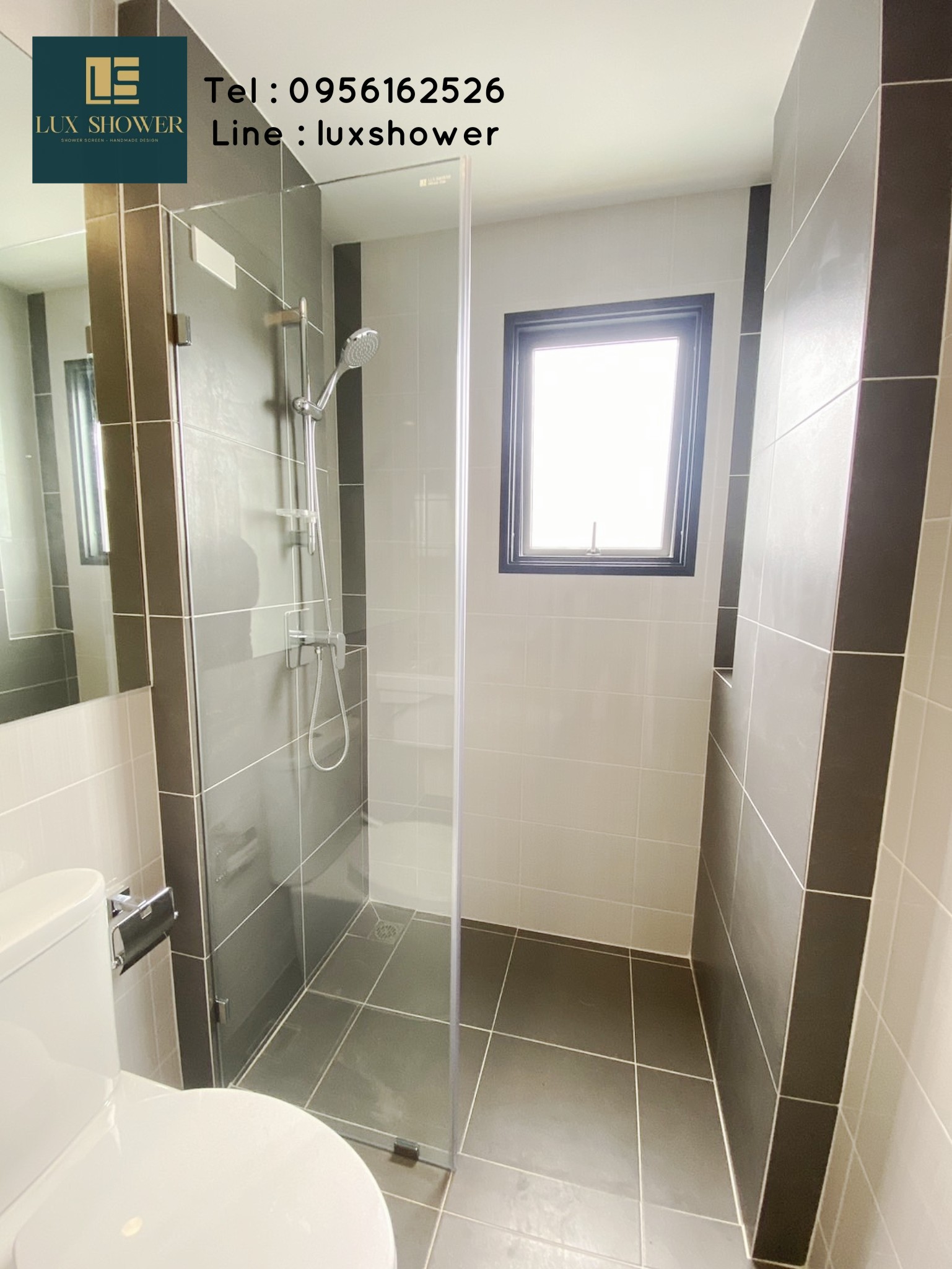 🚿 ผลงานติดตั้งฉากกั้นอาบน้ำ –... - ฉากกั้นอาบน้ำ LUX Shower | Facebook
