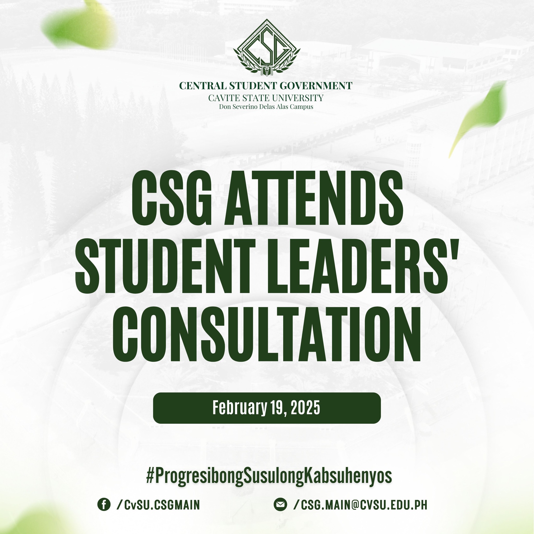 𝐓𝐇𝐄 𝐂𝐄𝐍𝐓𝐑𝐀𝐋 𝐒𝐓𝐔𝐃𝐄𝐍𝐓 𝐆𝐎𝐕𝐄𝐑𝐍𝐌𝐄𝐍𝐓 𝐈𝐒 𝐀𝐋𝐖𝐀𝐘𝐒 𝐎𝐍 𝐓𝐑𝐀𝐂𝐊! Last February 19 ...