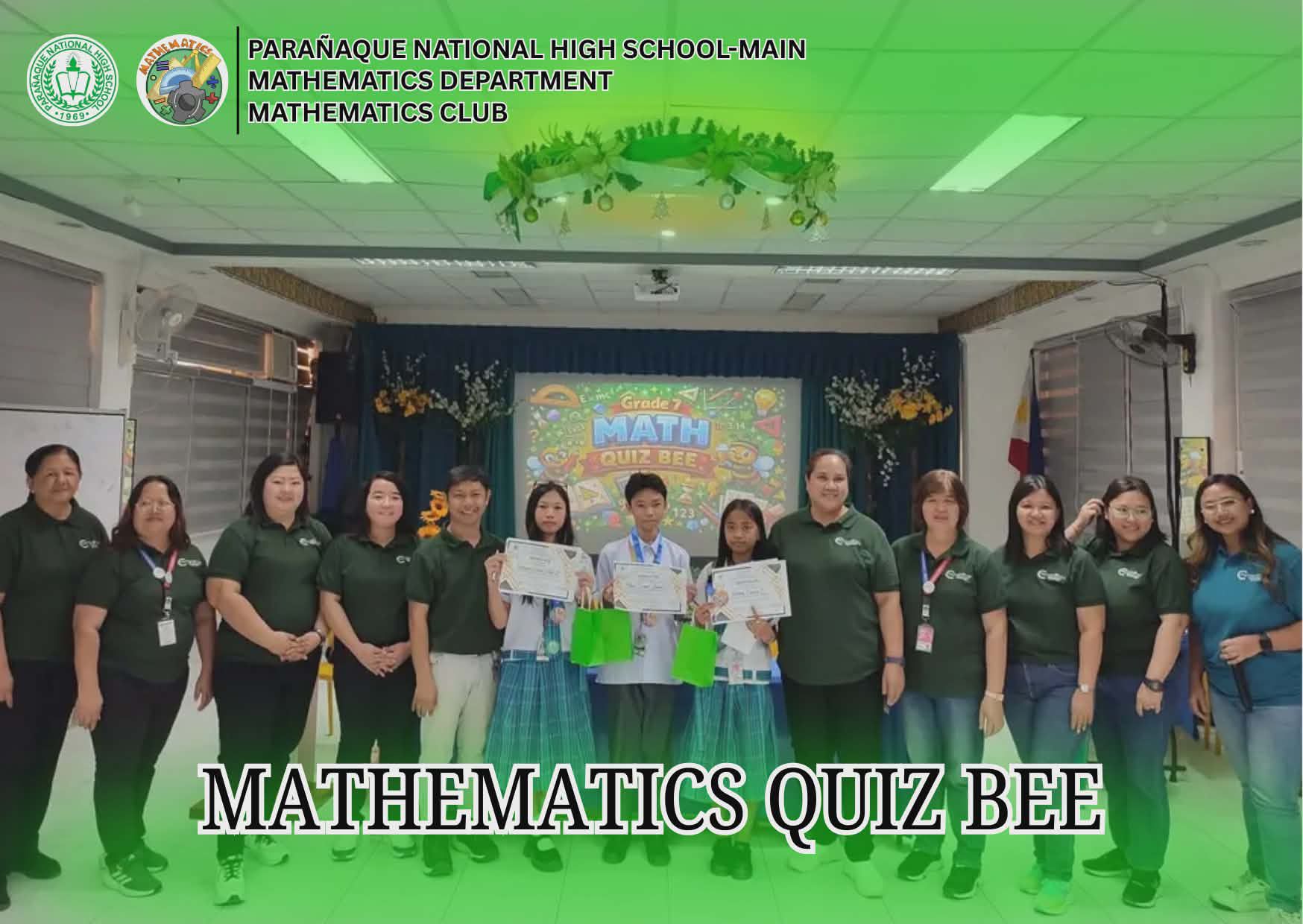 PNHS-Main Mathematics Club | Parañaque