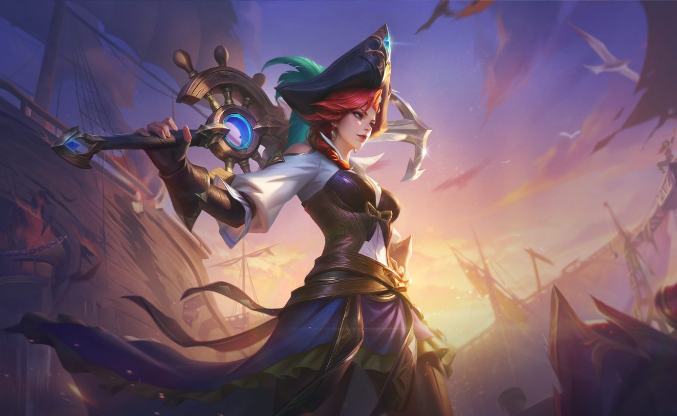 New Skin Splash Art 1.Astrid - Rogue Wave [A] 2.Yan - Moon Rabbit