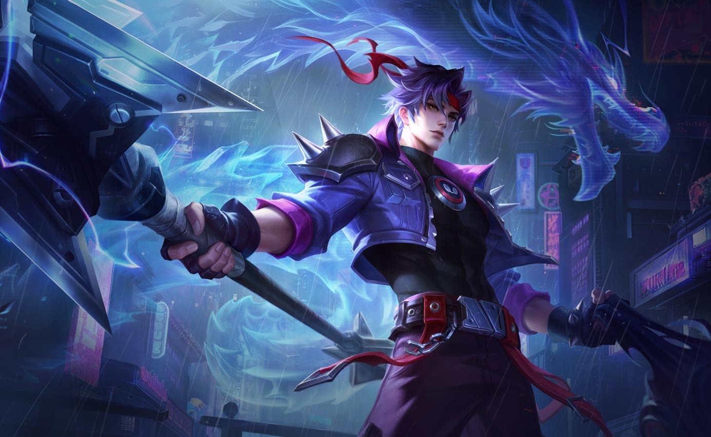 New Skin Splash Art 1.Astrid - Rogue Wave [A] 2.Yan - Moon Rabbit