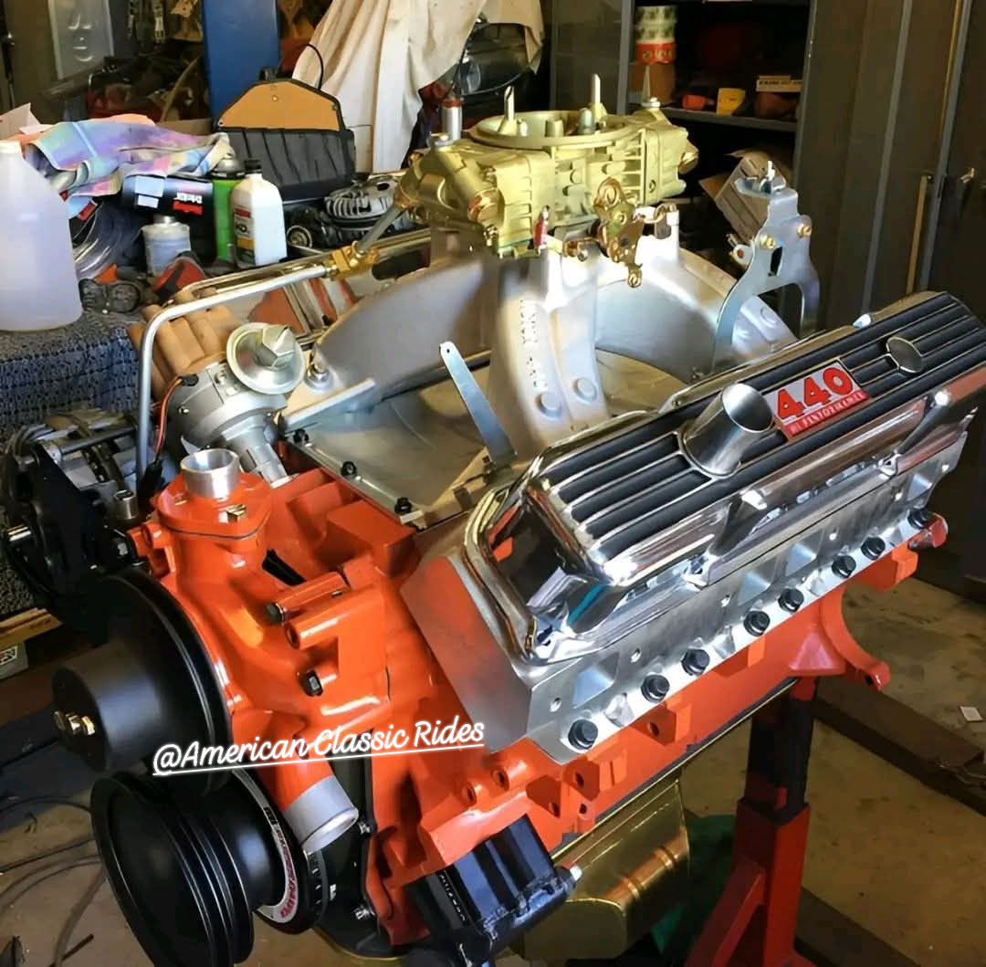 American - The Mopar 440 Magnum V8 is a **440** cubic-inch (7.2-liter ...