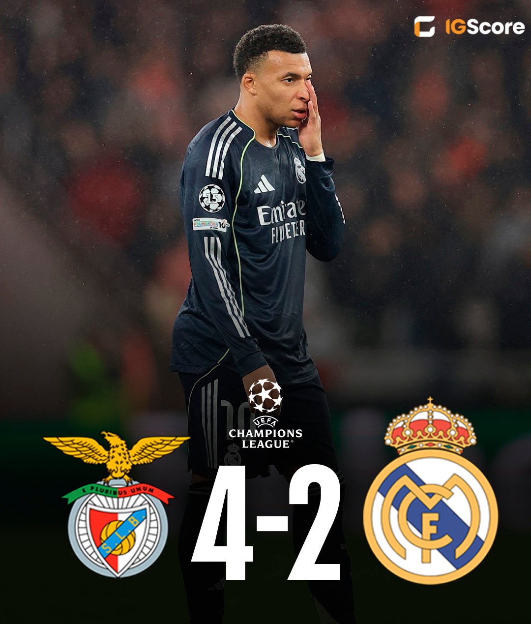 real madrid vs benfica