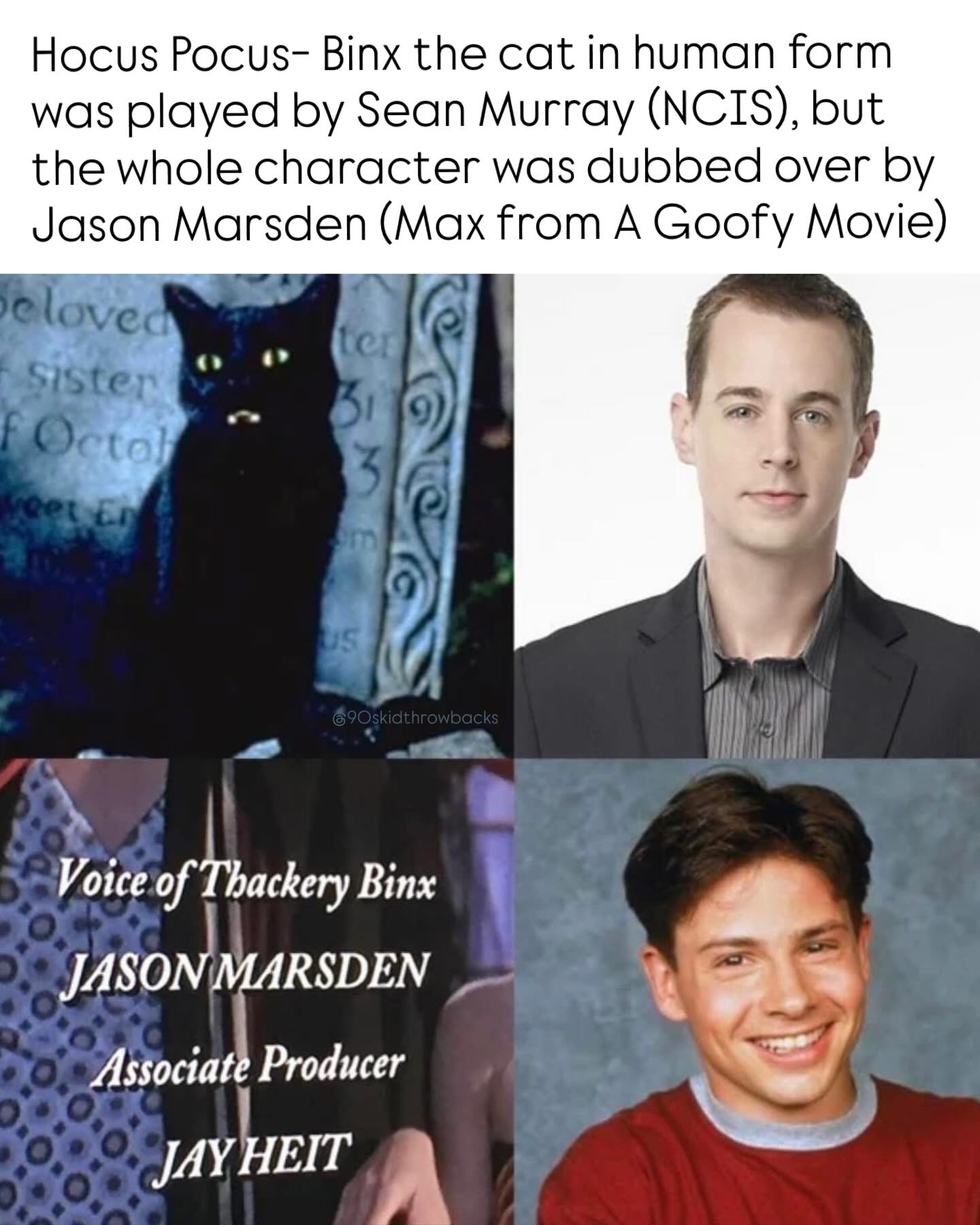 Tyler Young - In Hocus Pocus (1993), Sean Murray played... | Facebook