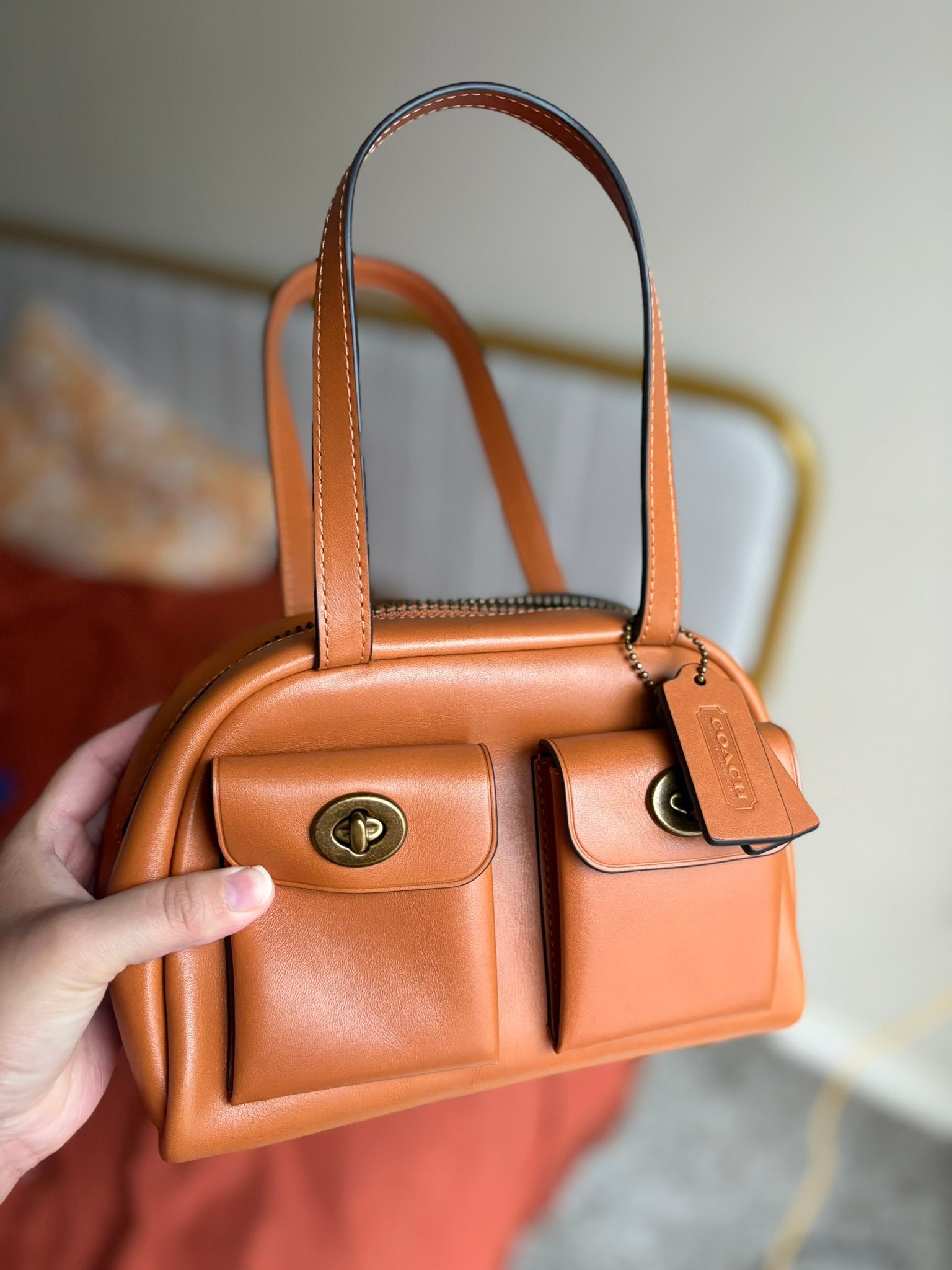 Coach Leather Handbag