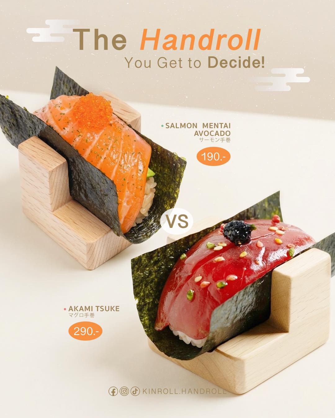 KIN ROLL - HandRoll Sushi | Bangkok