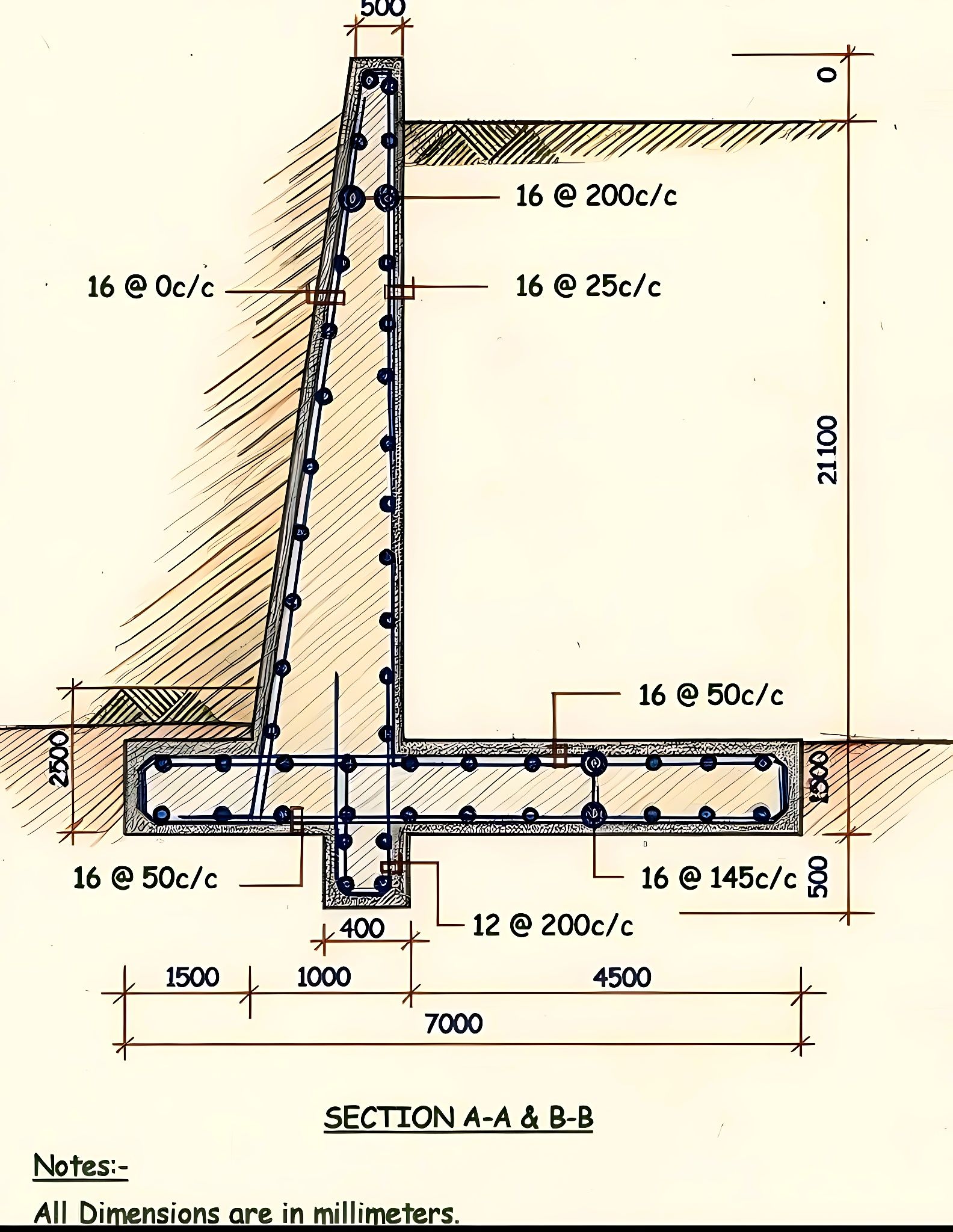 Dfaguimba - a detailed engineering drawing showing a cross-section of a ...