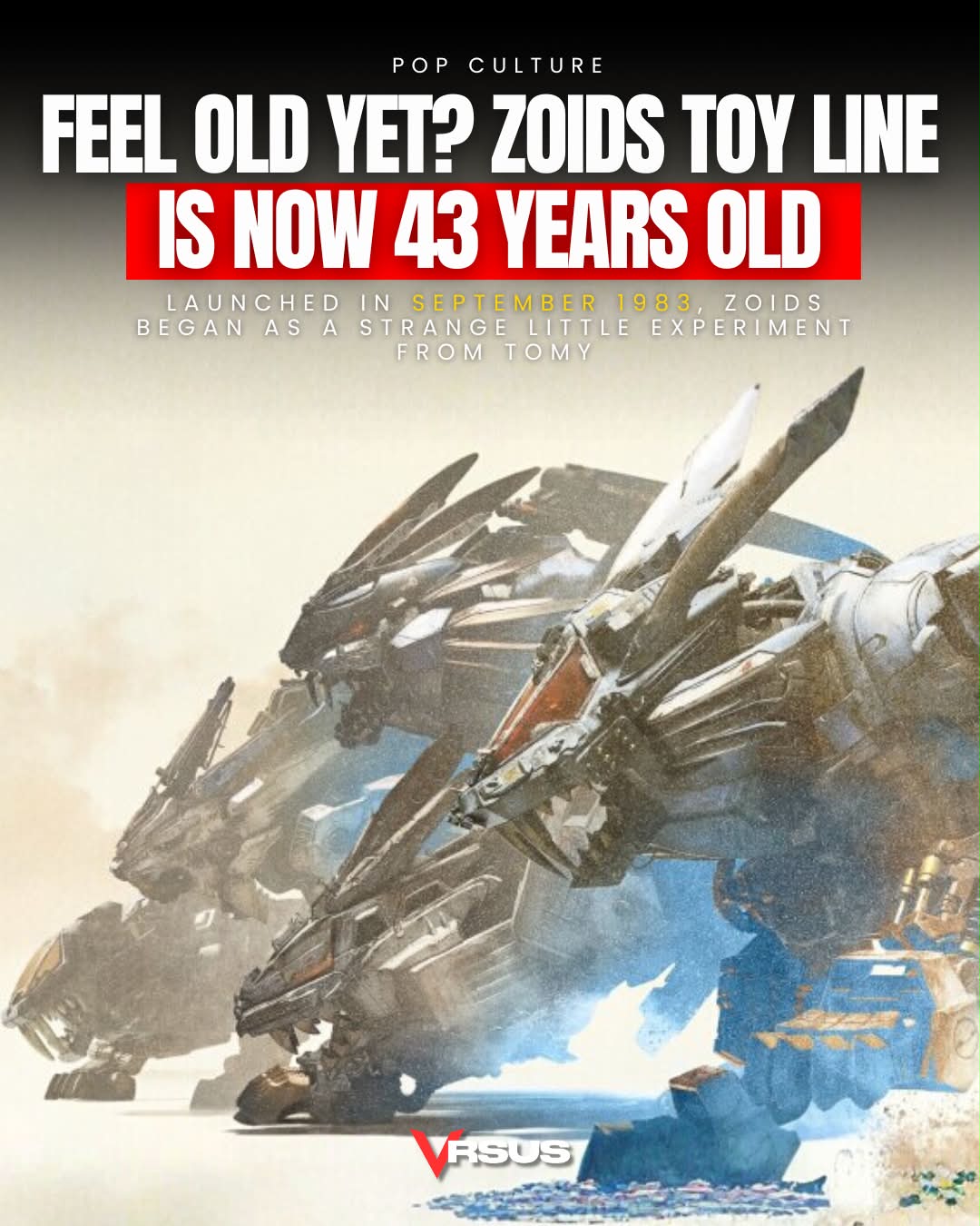 Zoids toy line turns 42 years old