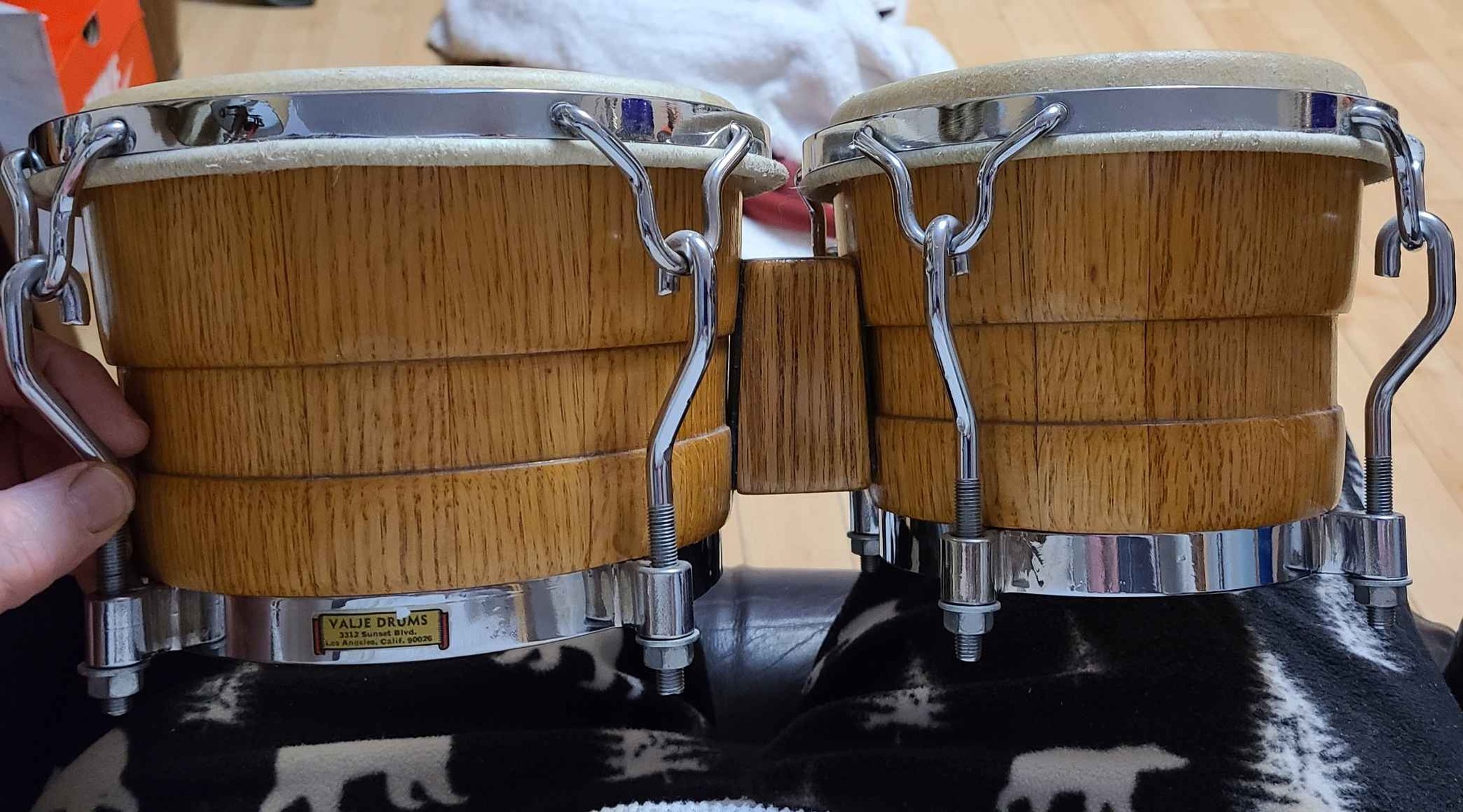 Vintage Valje conga and tumba drum comparison