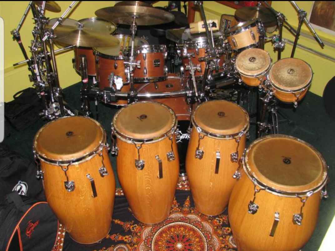 Vintage Valje conga and tumba drum comparison