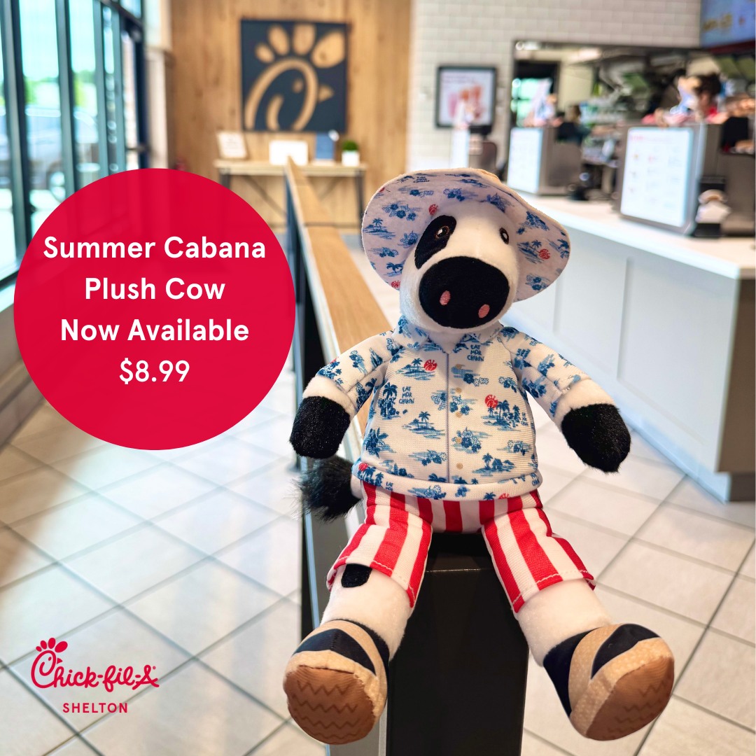 Get 2022 summer plush cow at Chick-fil-A