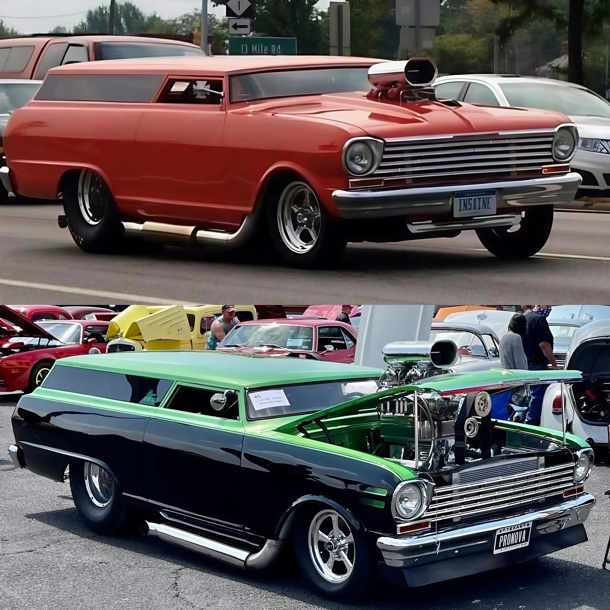 Salinger - A little before and after build shots of this unreal Chevy ...
