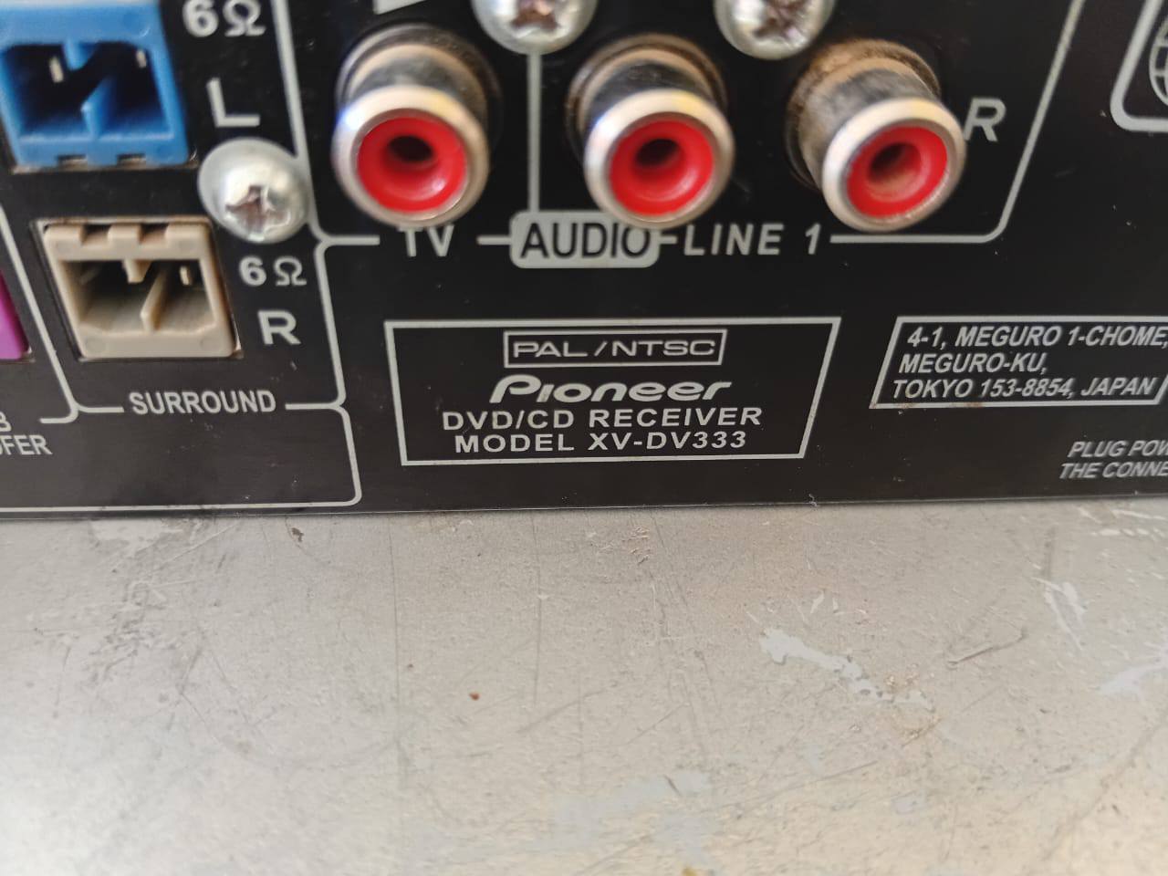Pioneer receiver XV-DV333