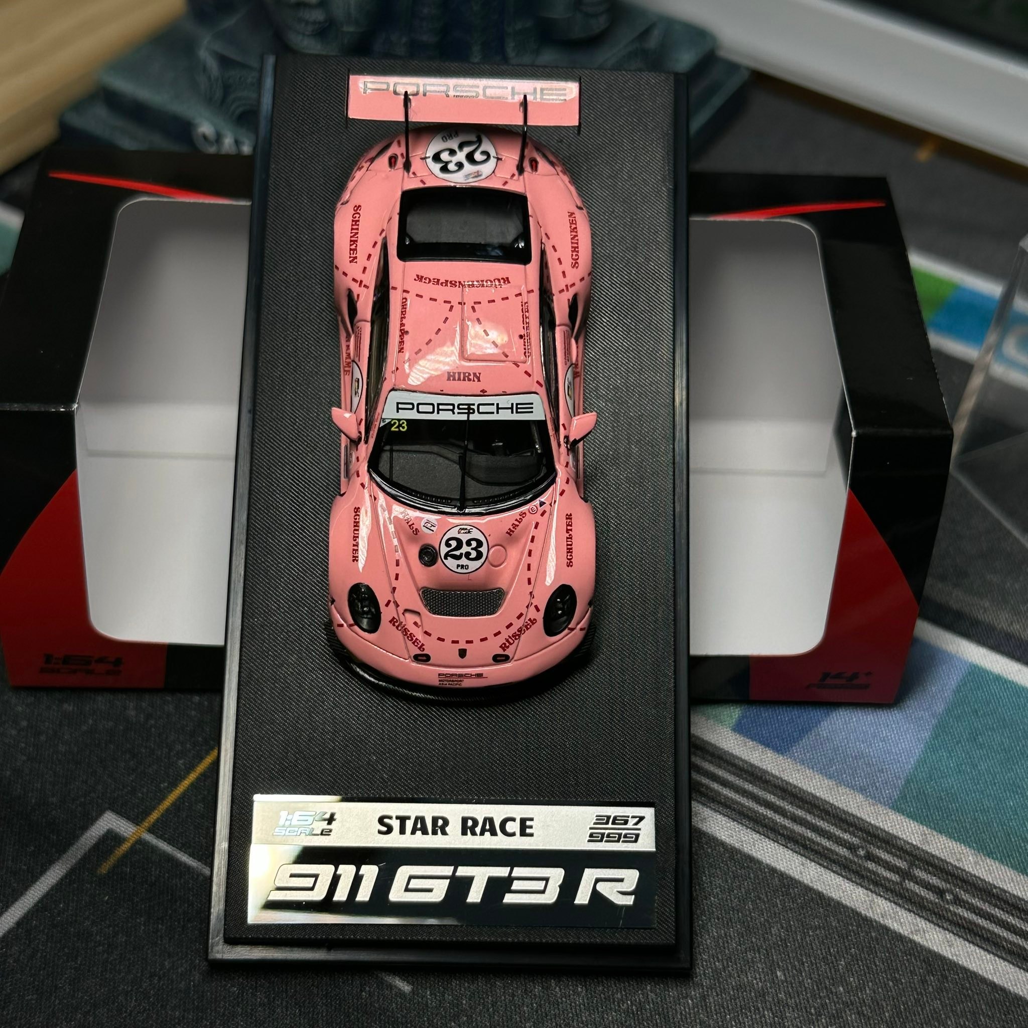 Star Race ?Porsche 911 GT3 R Pink Pig ✓1/64 ?2x$ ?https 