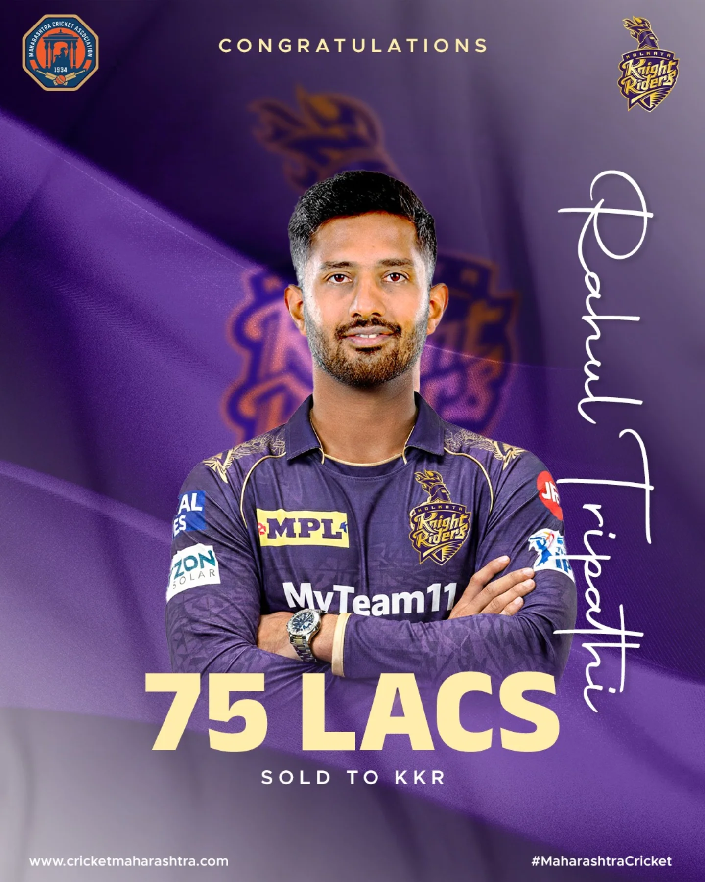 Maharashtra - From KKR battler in 2020–21 to a familiar purple return ...