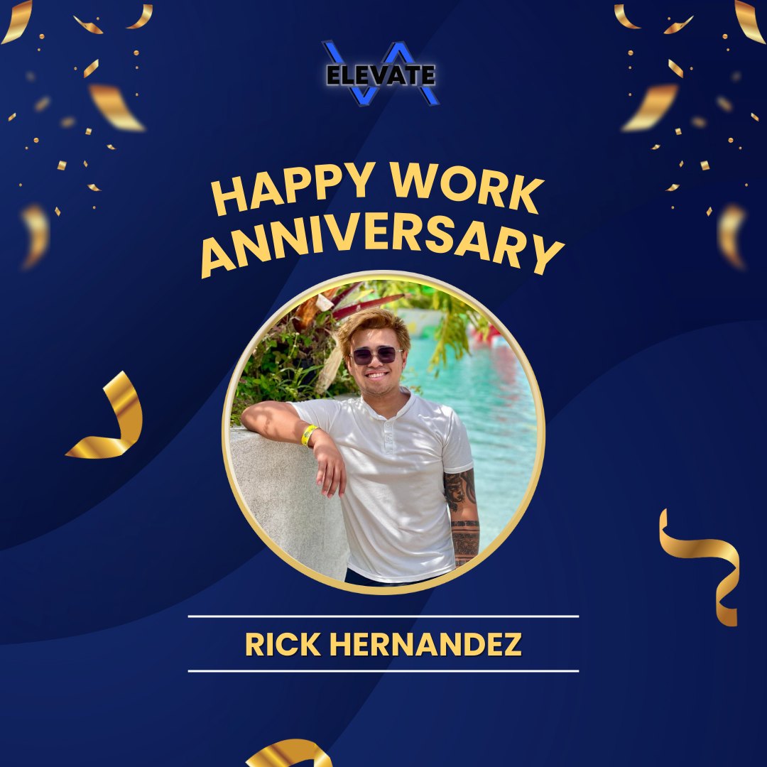Elevate - Happy Work Anniversary, Rick! Your dedication and hard work ...