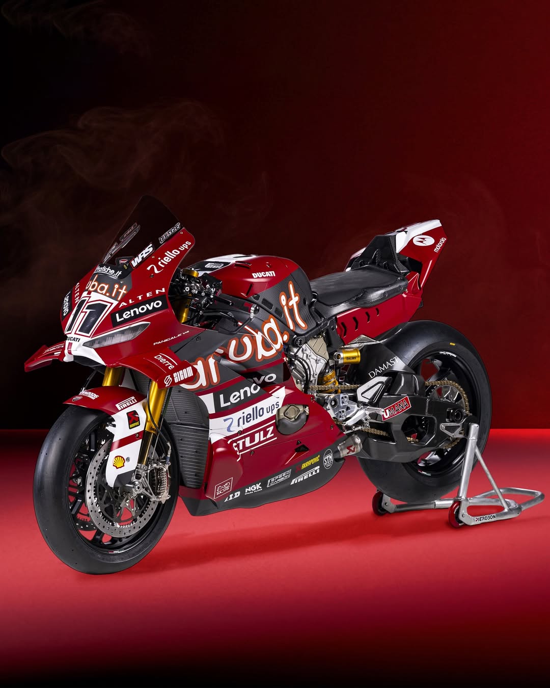 The 2026 Aruba.it Racing Ducati Panigale V4 R #WorldSBK liveries