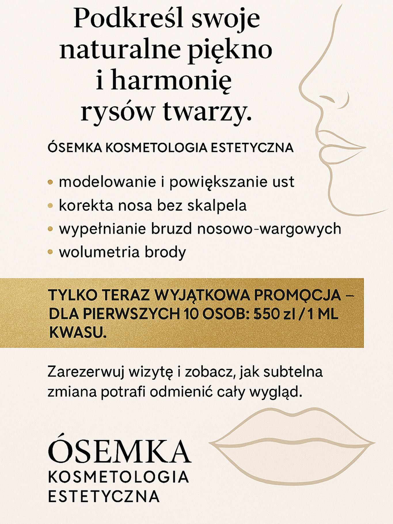 Ósemka kosmetologia estetyczna | Kolno