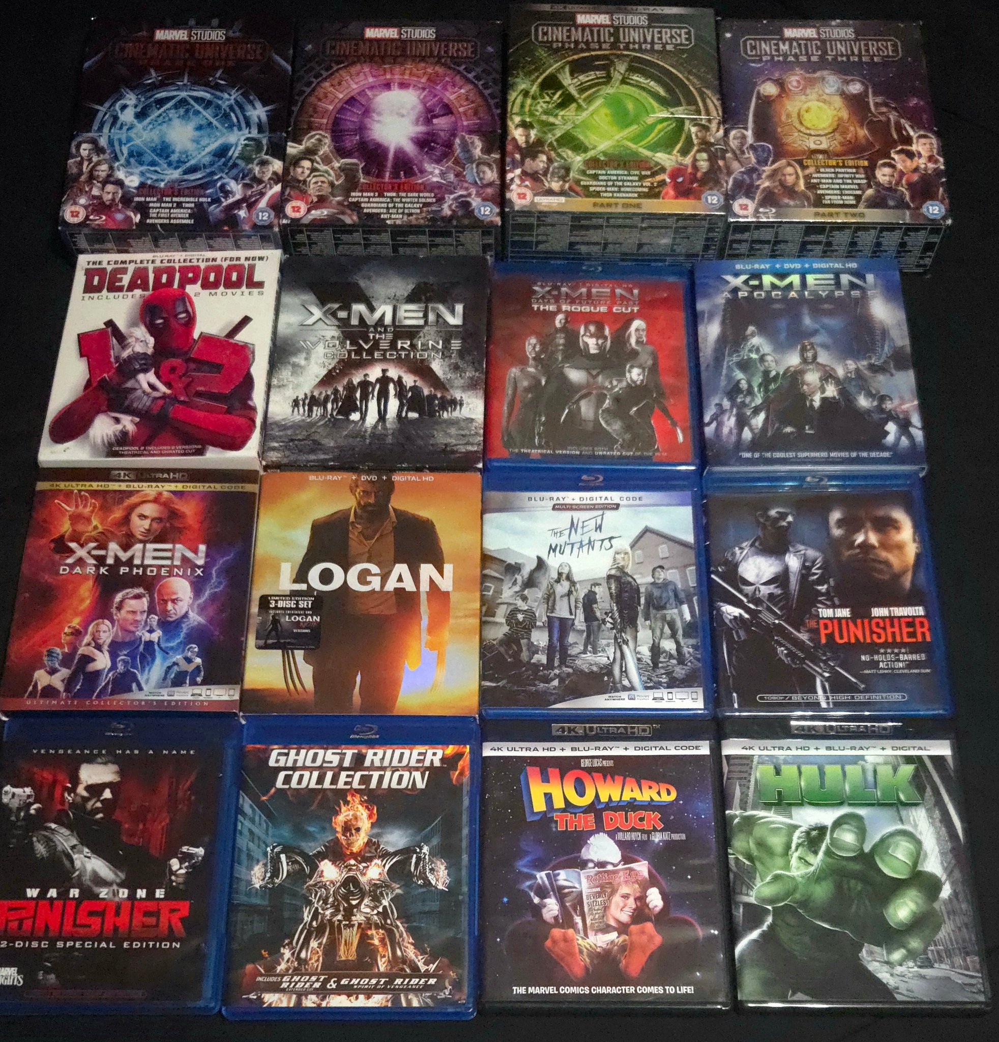 Updated Marvel Blu Ray collection. Also box sets are so convienent 