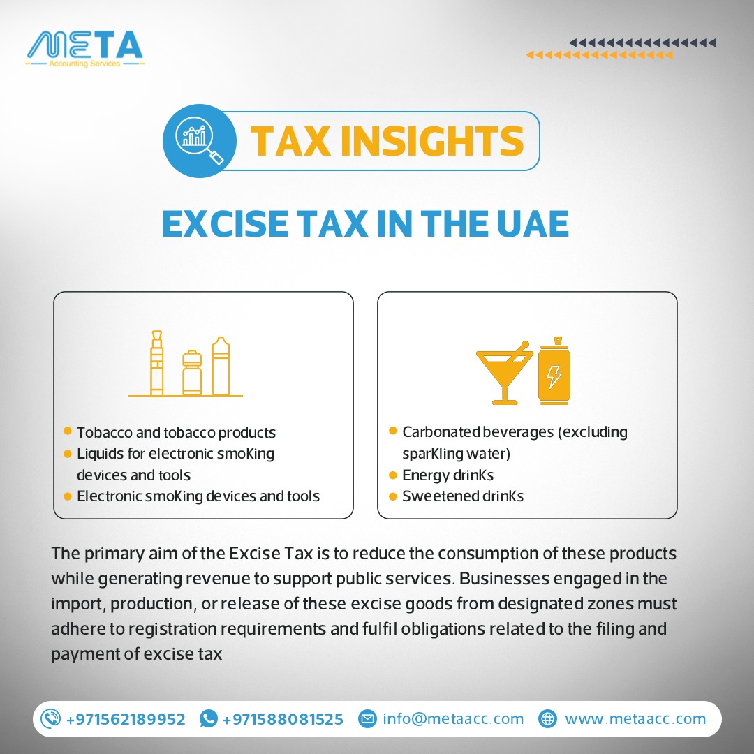 MAS - 🔍 𝐓𝐀𝐗 𝐈𝐍𝐒𝐈𝐆𝐇𝐓𝐒 🔍 🇦🇪 Excise Tax in the UAE 🌟 Products Subject to ...