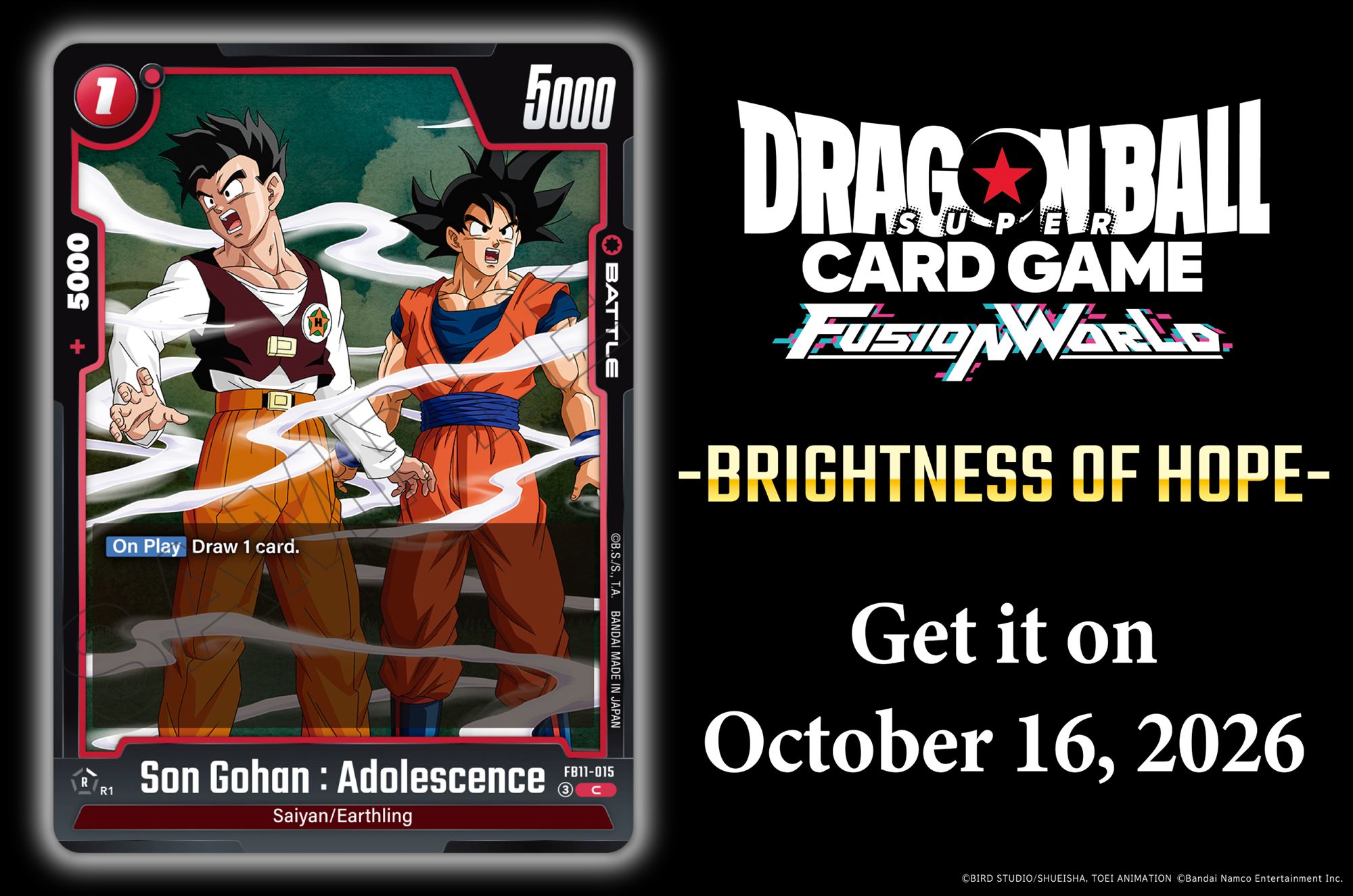 dragon ball super card game fusion world online Goku travels to other universes to face more powerful opponents as well as nearly unstoppable foes.FS11 features a Son Goku Leader that incorporates the new mechanic from FB09 Dragon Ball Super Card Game
