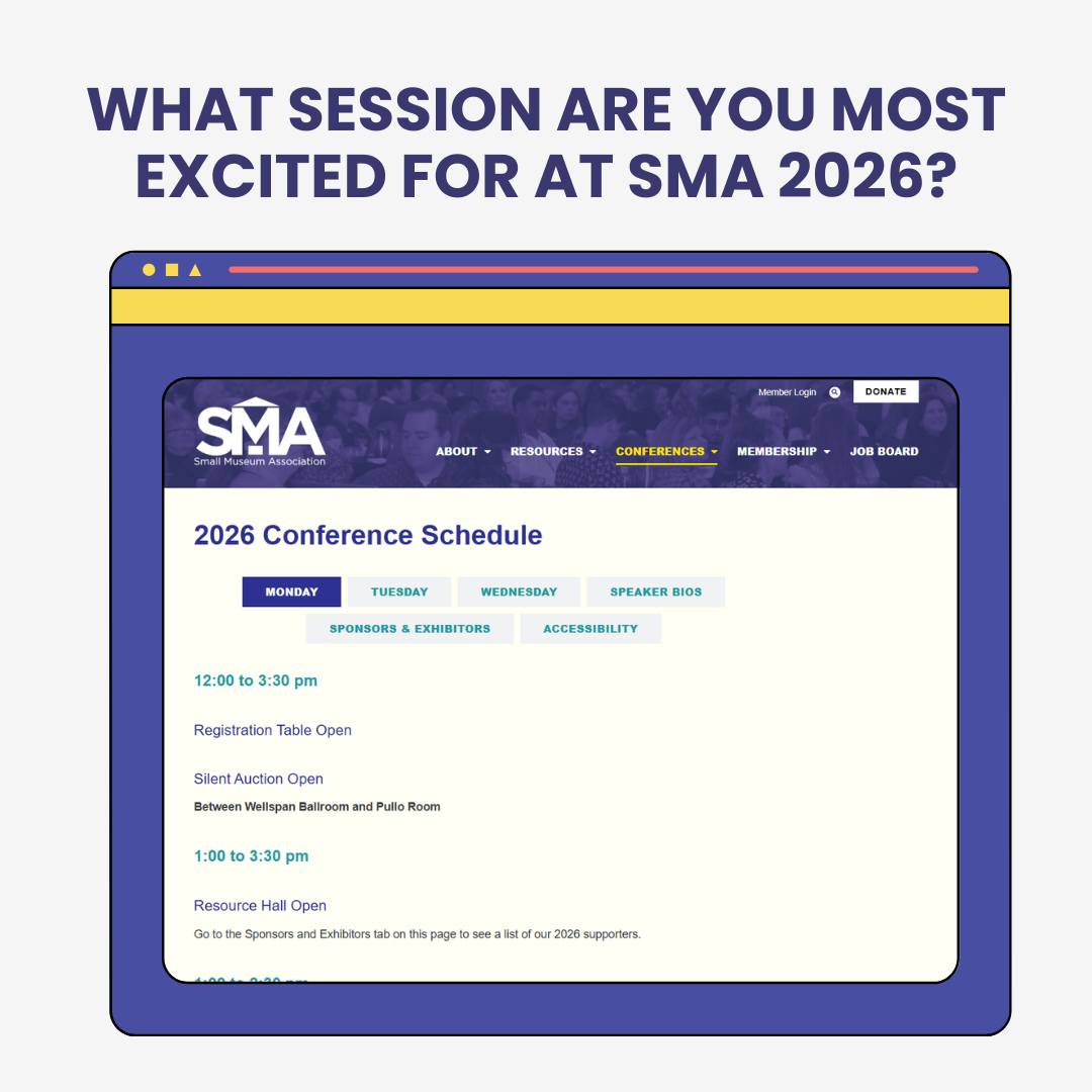 🤔 Do you know which sessions... - Small Museum Association | Facebook