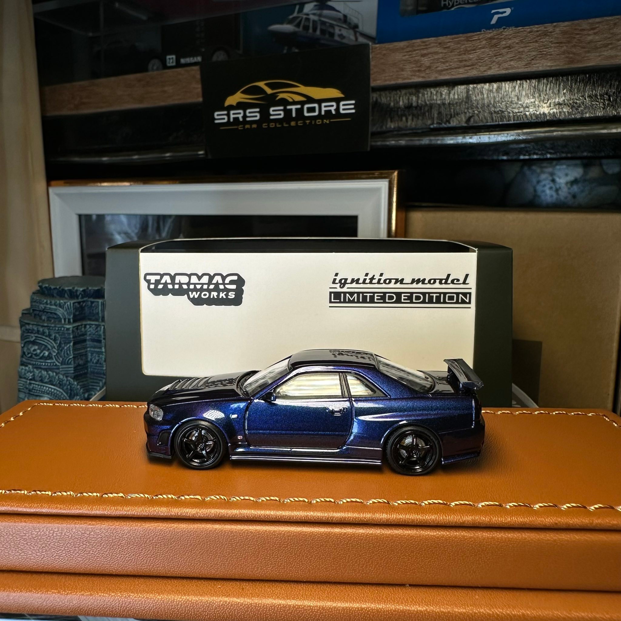 TARMAC WORKS x Ignition model 🔺Nismo R34 GT-R Z-tune Purple