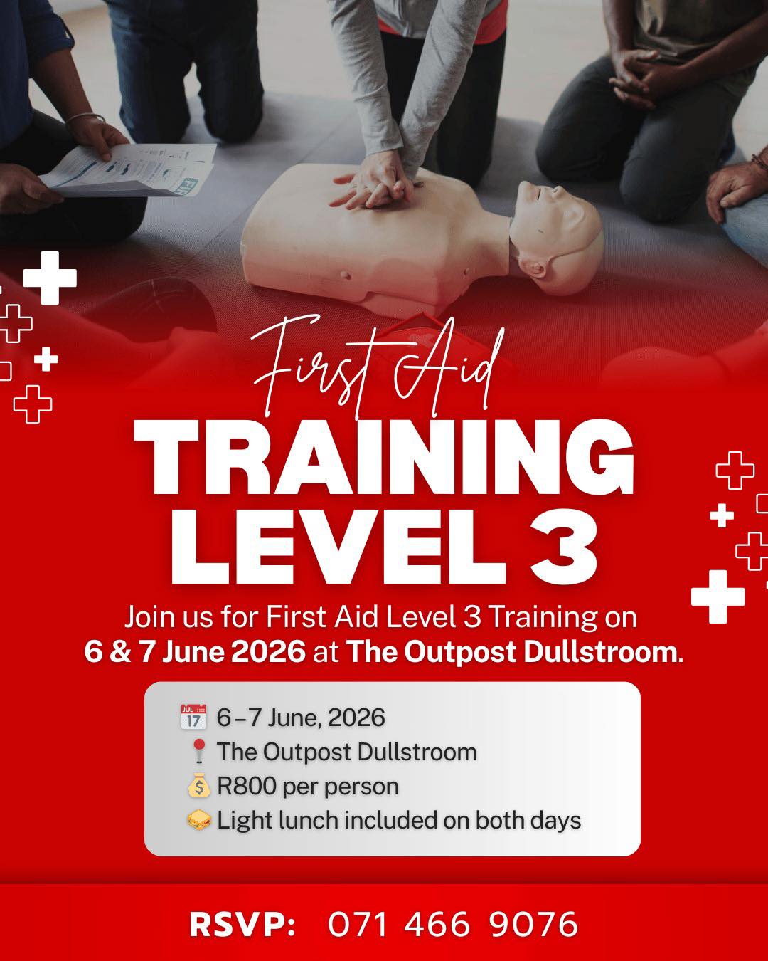 🚑 First Aid Level 3 Training 🚑 📅... - The Outpost Academy | Facebook