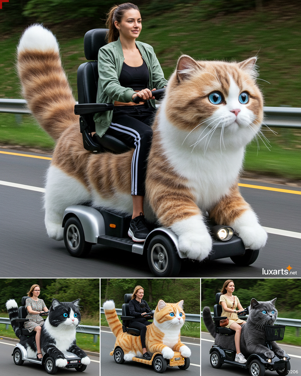 LuxArts - Meow mobility scooter 🤣🤣 That looks comfy! I want one ️ ...