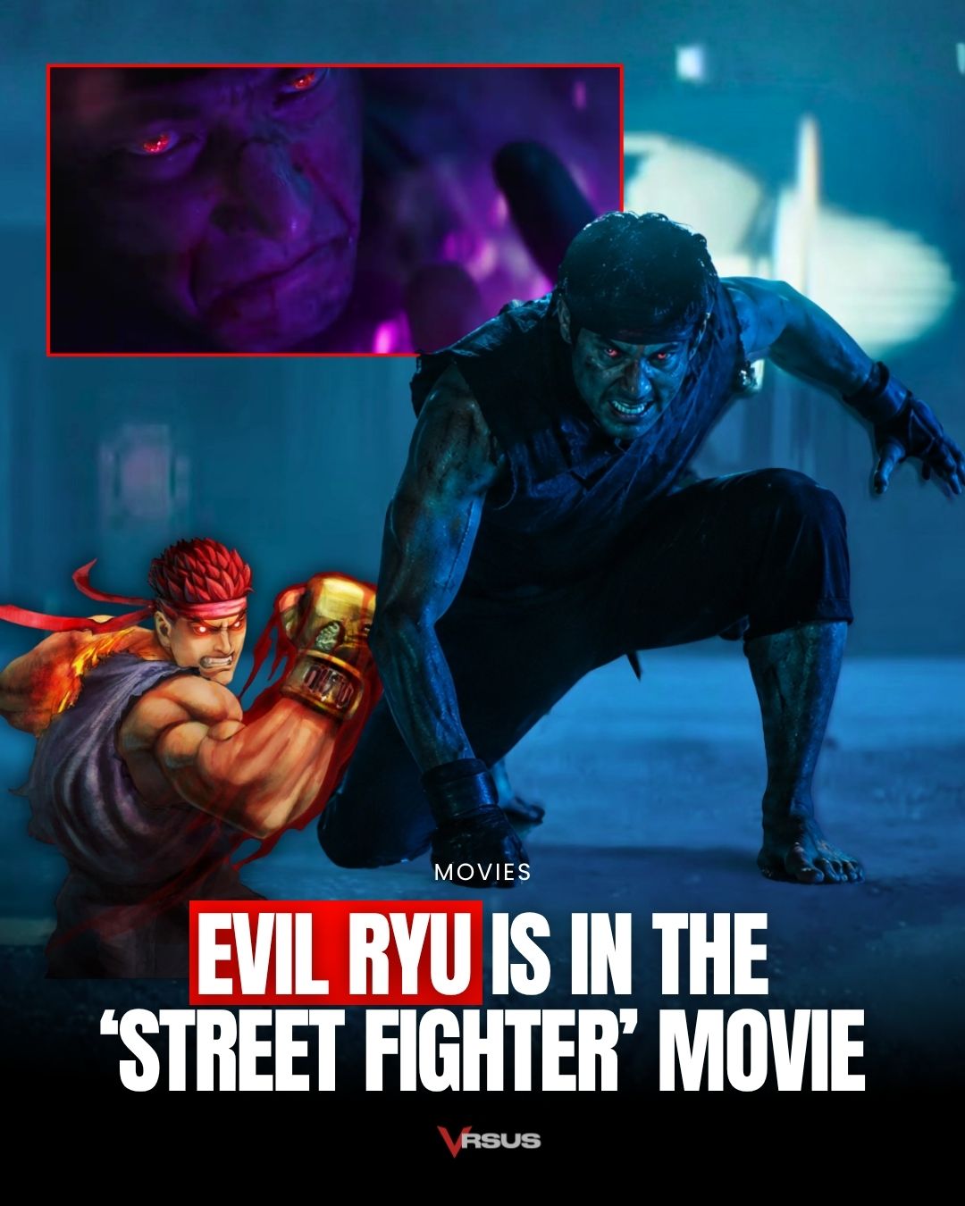 Evil Ryu debuts in new Street Fighter movie trailer