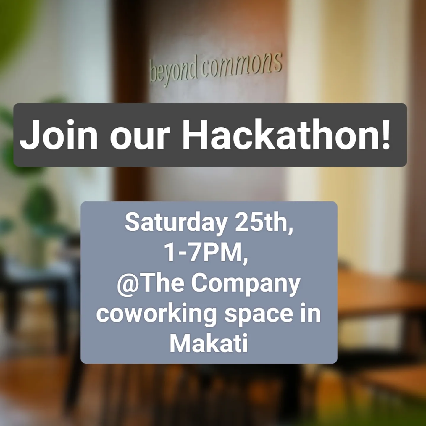 📢 Heads up,... - Beyond Commons Coworking and Innovation Hub | Facebook