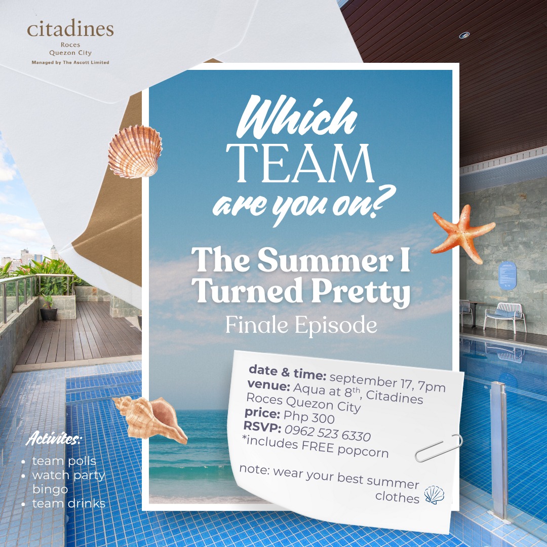 Citadines - The finale we’ve all been waiting for…The Summer I Turned ...