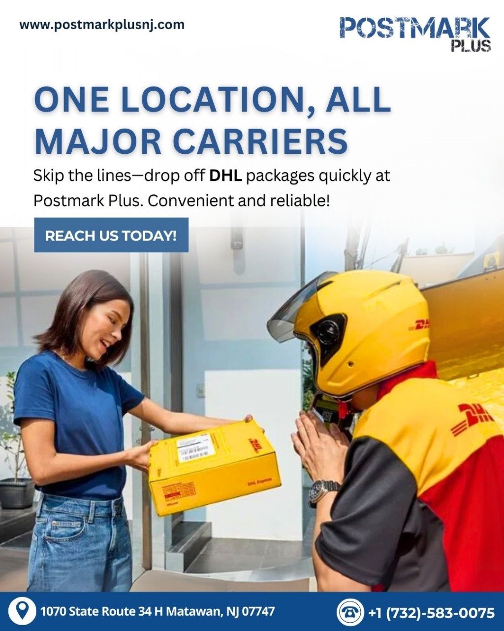 Postmark - 𝗢𝗻𝗲 𝗟𝗼𝗰𝗮𝘁𝗶𝗼𝗻, 𝗔𝗹𝗹 𝗠𝗮𝗷𝗼𝗿 𝗖𝗮𝗿𝗿𝗶𝗲𝗿𝘀. Skip the lines—drop off ...