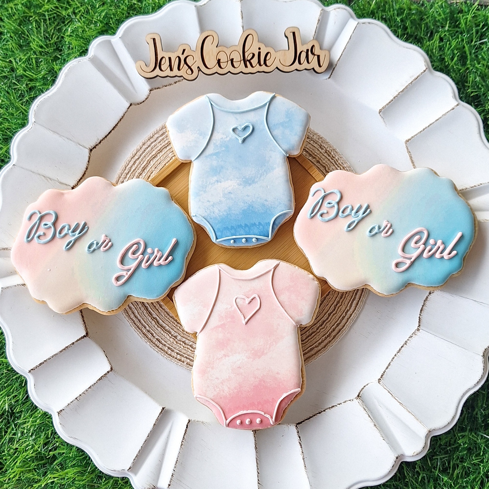 Jen's - My favorite part of these gender reveal cookies is that ...