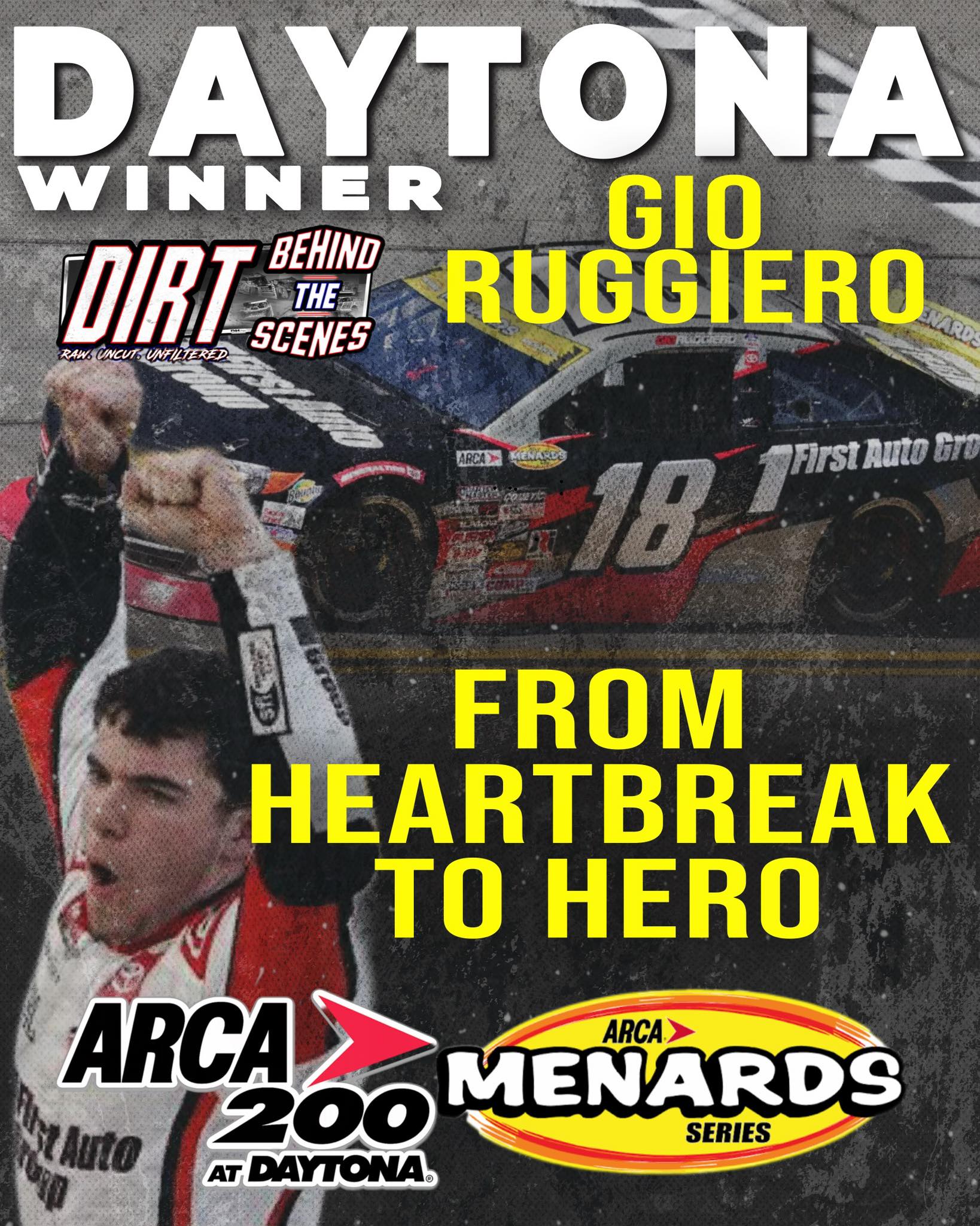 Dirt - After finishing runner up in the NASCAR Craftsman Truck Seises ...