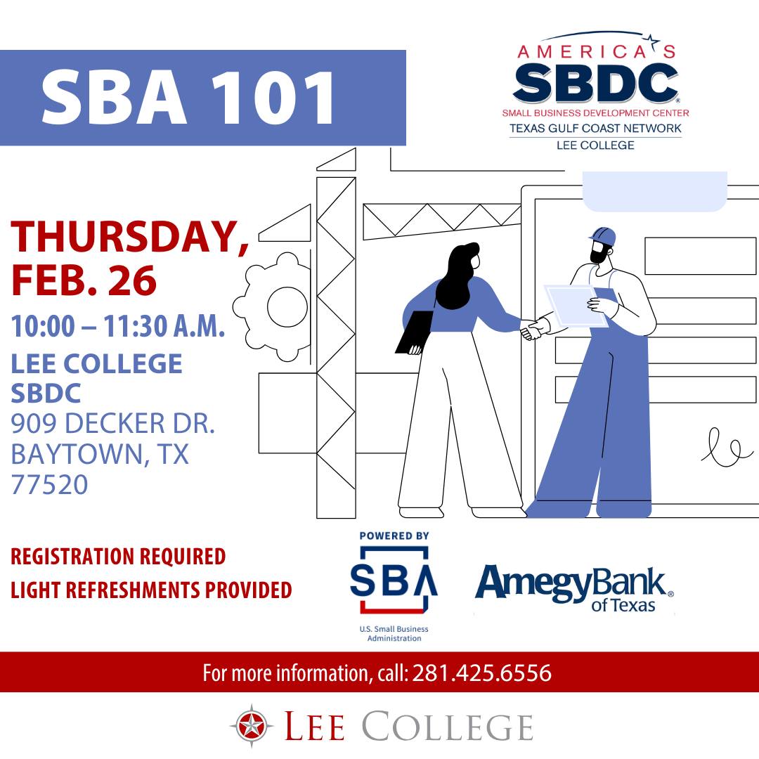 Lee College Small Business Development Center | Baytown TX