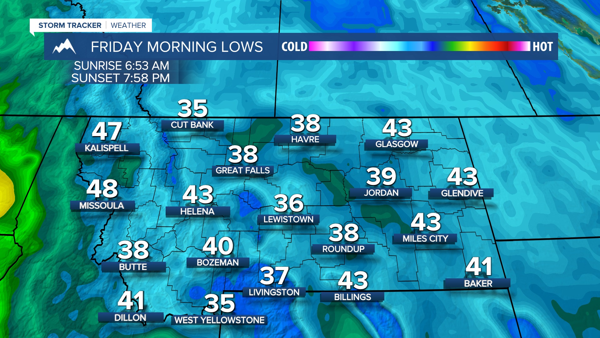 Meteorologist - 🥶 COLD FRIDAY MORNING: Most areas will dip down into ...