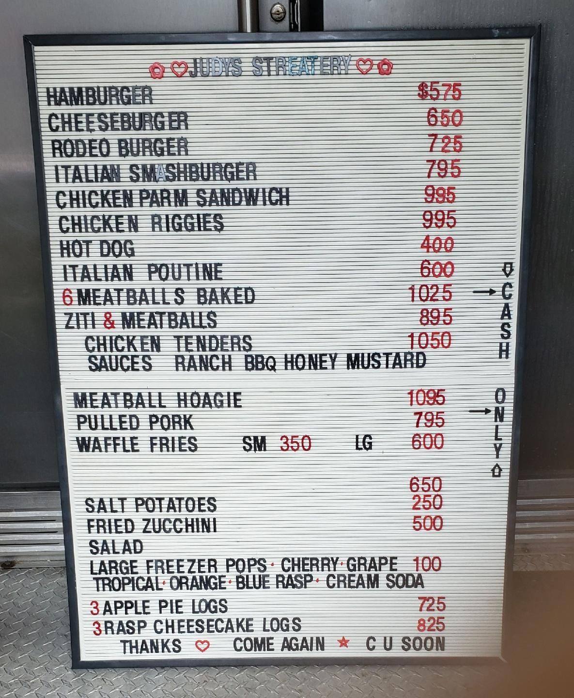 Judy's Streatery | Vienna NY