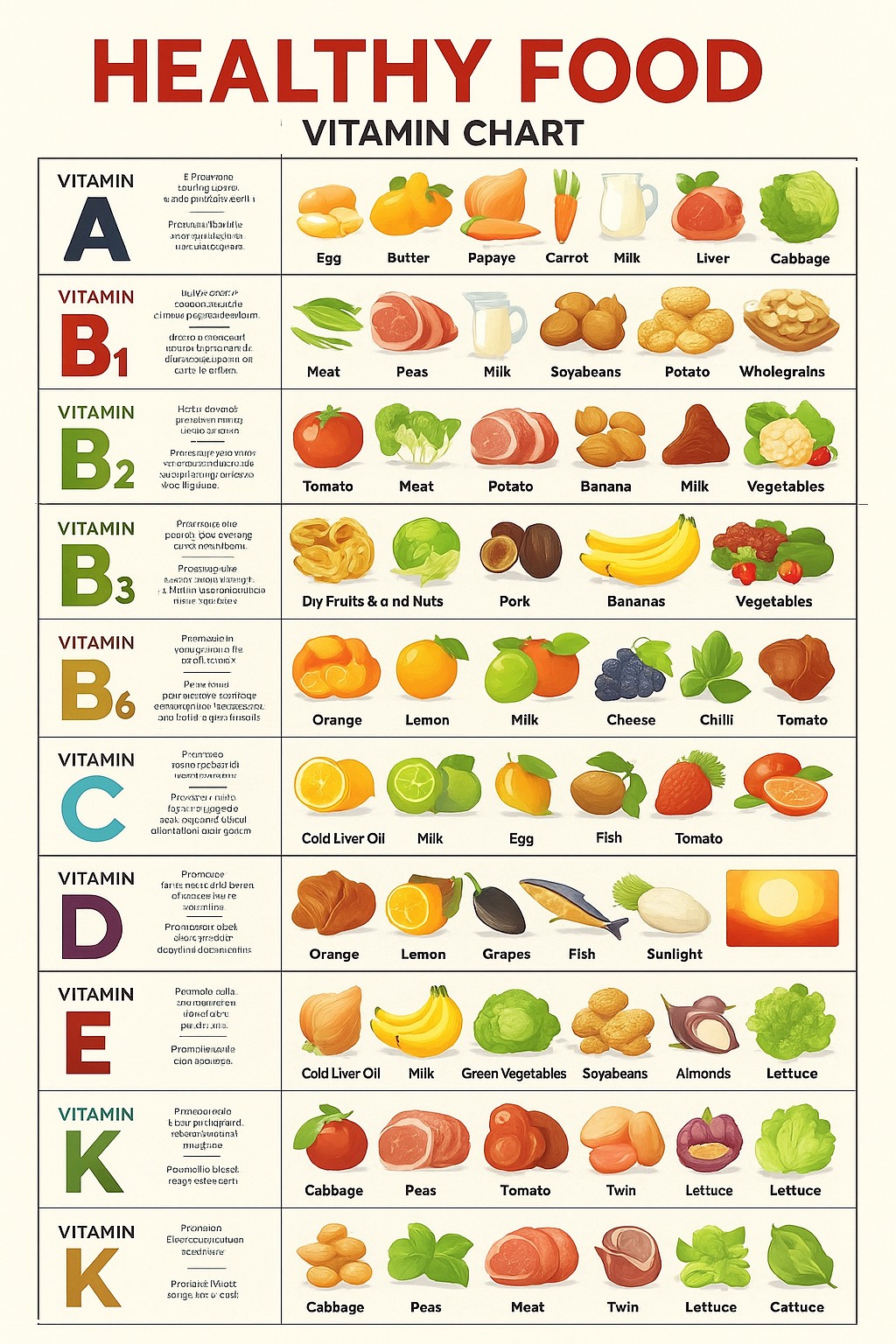 Photo inspiration: Visual Reference: Hackhouse This Vitamin Rich Food Chart Helps In Choosing The