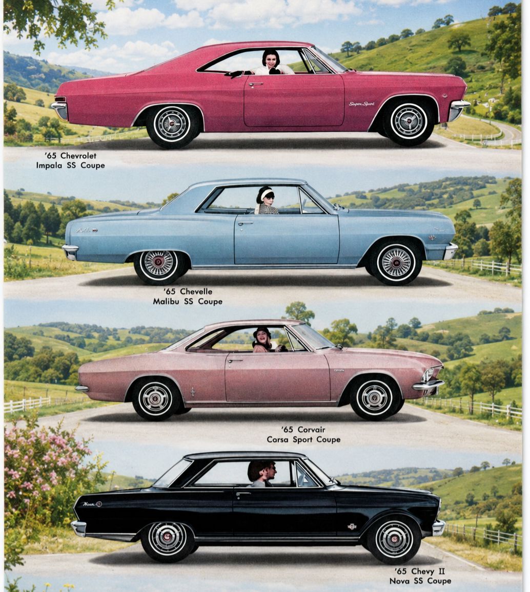 Walk into a Chevrolet showroom in 1965 and performance came in